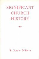 Significant Church History cover