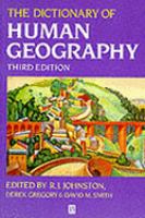 The Dictionary of Human Geography cover