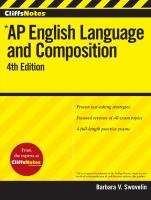 CliffsNotes AP English Language and Composition cover