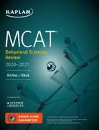 MCAT Behavioral Sciences Review 2020-2021 : Online + Book cover