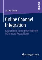 Online Channel Integration : Value Creation and Customer Reactions in Online and Physical Stores cover