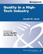 Quality in a High-Tech Industry cover
