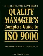 Quality Manager's Complete Guide to ISO 9000: 2000 Cumulative Supplement cover