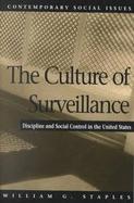 Culture of Surveillance cover