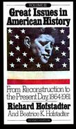 Great Issues in American History From Reconstruction to the Present Day, 1864-1981 (volume3) cover