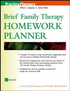 Brief Family Therapy Homework Planner cover