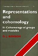 Representations and Cohomology Cohomology of Groups and Modules (volume2) cover