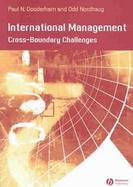 International Management Cross-Boundary Challenges cover