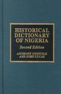 Historical Dictionary of Nigeria cover