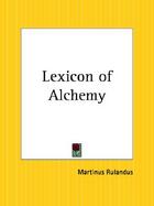 Lexicon of Alchemy cover