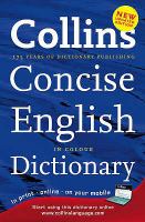 Collins Concise English Dictionary cover