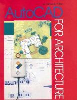 Autocad for Architecture cover