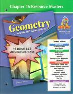 Geometry: Concepts and Applications - Chapter Resource Package - 16 Book Set - All Fast File Chapter Resource Masters 1-16 cover