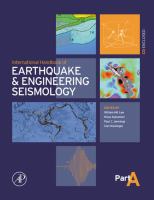 International Handbook of Earthquake & Engineering Seismology Part A cover