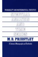 Spectral Analysis and Time Series, Two-Volume Set: Volumes I and II cover