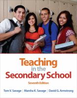 Teaching in the Secondary School cover