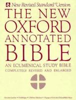 New Oxford Annotated Bible cover
