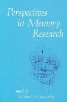Perspectives in Memory Research cover