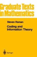 Coding and Information Theory cover