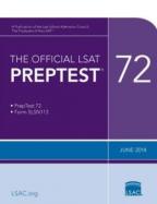The Official LSAT PrepTest 72 cover