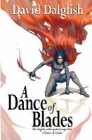 A Dance of Blades : Shadowdance Trilogy, Book 2 cover