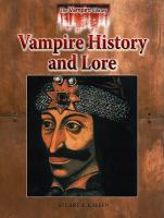 Vampire History and Lore cover