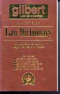 Gilbert's Pocket Size Law Dictionary cover