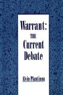 Warrant The Current Debate cover