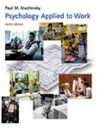 Psychology Applied to Work:intro to Industrial/org Psych cover