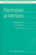 Electrolytes at Interfaces cover