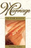 Marriage Is for Keeps Foundations for Christian Marriage cover