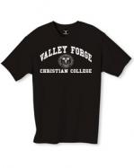 Valley Forge Christian College Hanes Beefy-T (Small, Black) cover
