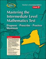 NY Math Grade 7 Workbook cover
