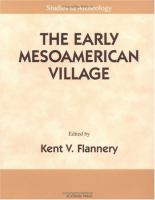 The Early Mesoamerican Village cover