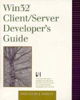 WIN32 Client/Server Developer's Guide cover