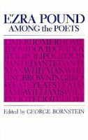 Ezra Pound Among the Poets cover