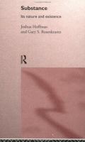 Substance Its Nature and Existence cover
