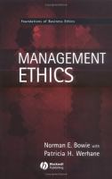 Management Ethics cover