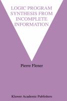 Logic Program Synthesis from Incomplete Information cover