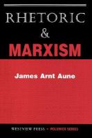 Rhetoric and Marxism cover