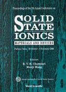Solid State Ionics Materials and Devices  Fuzhou, China 29 October-4 November 2000 cover