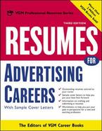 Resumes for Advertising Careers With Sample Cover Letters cover