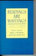 Readings Are Writings A Guide to Reading and Writing Well cover