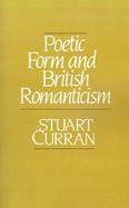 Poetic Form and British Romanticism cover