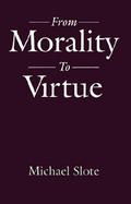 From Morality to Virtue cover