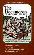 The Decameron: A New Translation: 21 Novelle, Contemporary Reactions, Modern Criticism cover