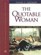The Quotable Woman The First 5,000 Years cover