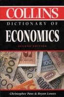 Collins Dictionary of Economics cover