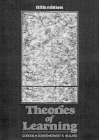 Theories of Learning cover