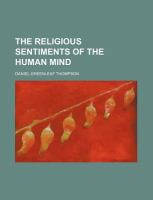 The Religious Sentiments of the Human Mind cover